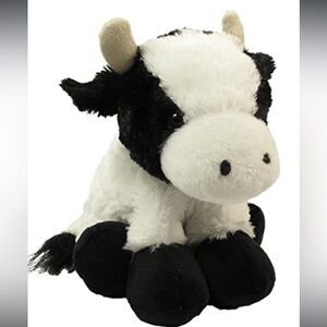 Collection Choice Loveable Cow Stuffed Animal Soft Plush Toy Kids black white